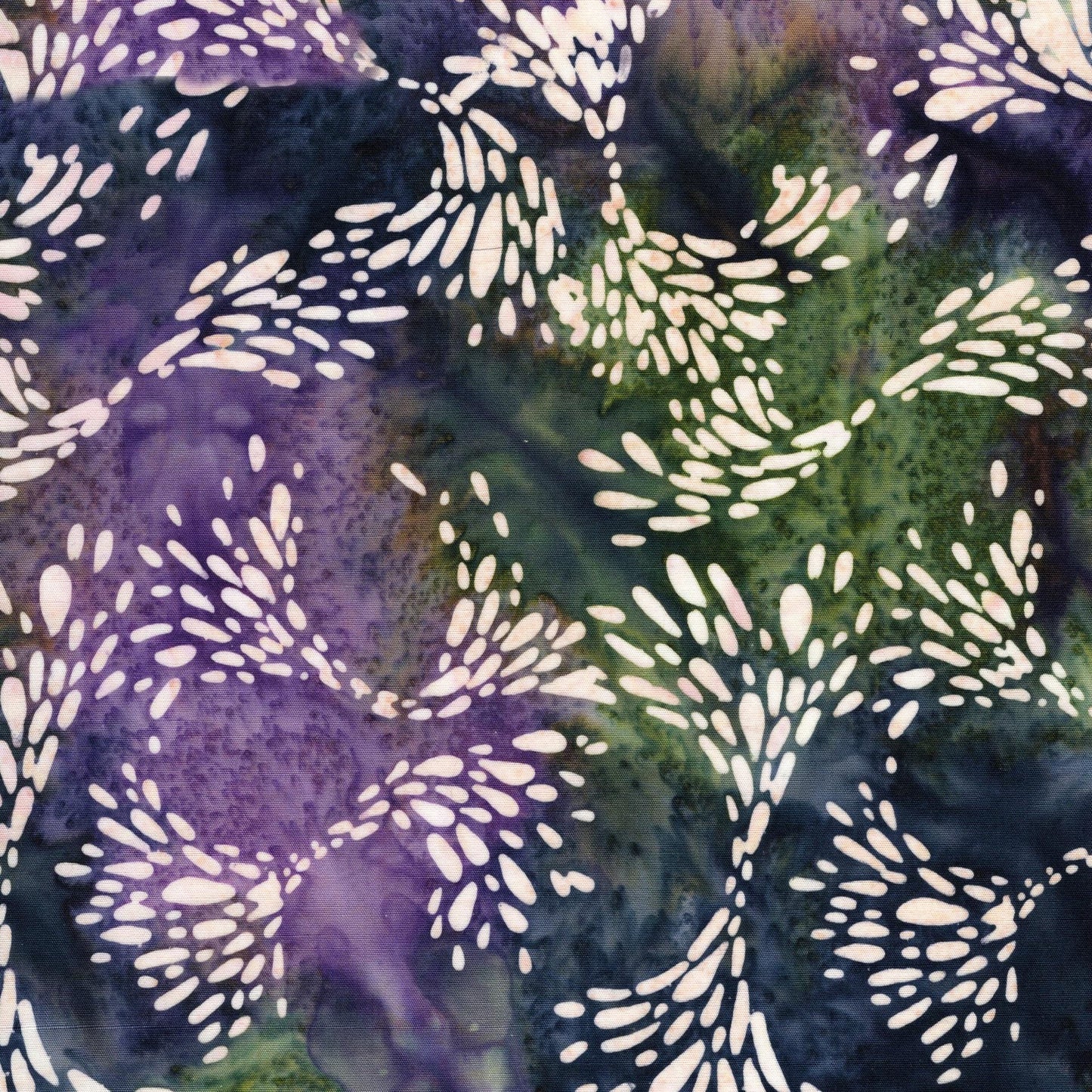 Wine Country 2.5" Strip Pack, Island Batik, 2.5" Precut Purple Green Batik Jelly Roll Fabric Strips