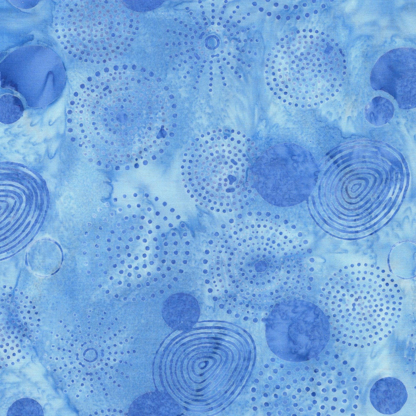 Pixelwave 10" Stack, Island Batik, Precut 10" Blue White Geometric Batik Layer Cake Fabric Squares