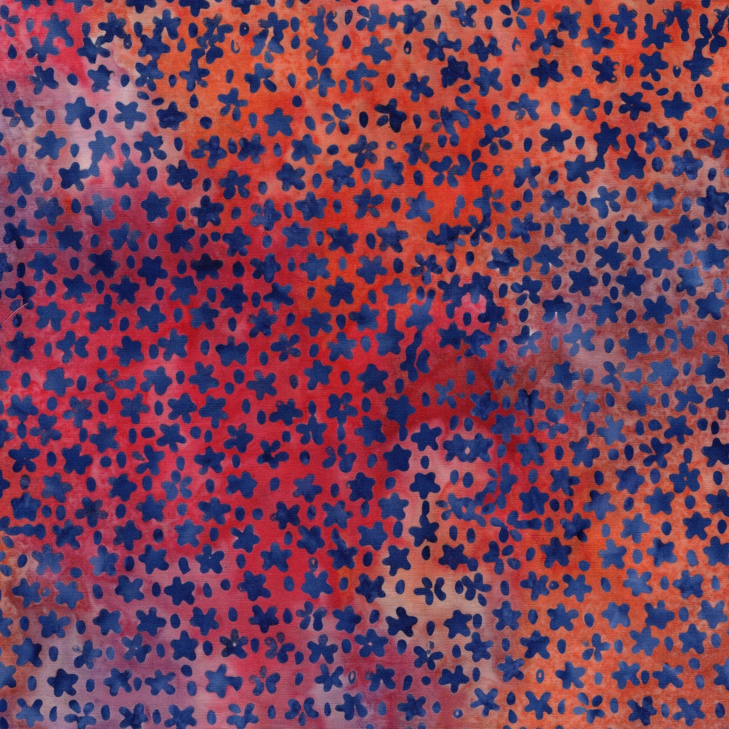 Groovy 10" Stack, Island Batik, Precut 10" Blue Yellow Red Orange Teal Batik Layer Cake Fabric Squares