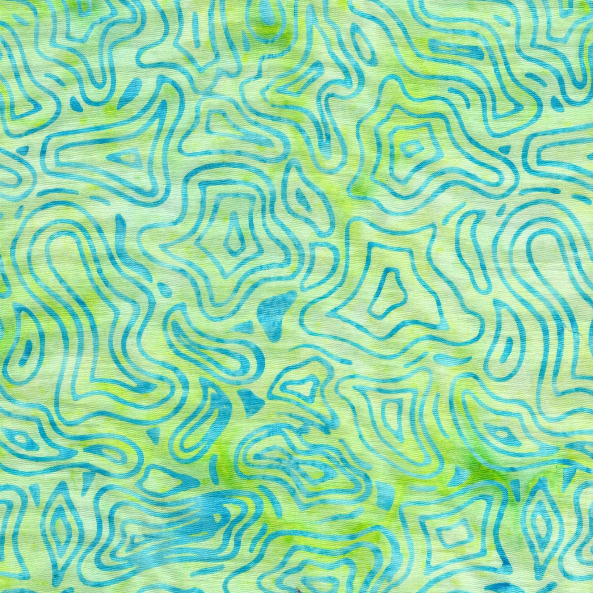 Prism Play 10" Stack, Island Batik, Precut 10" Purple Pink Teal Green Geometric Batik Layer Cake Fabric Squares