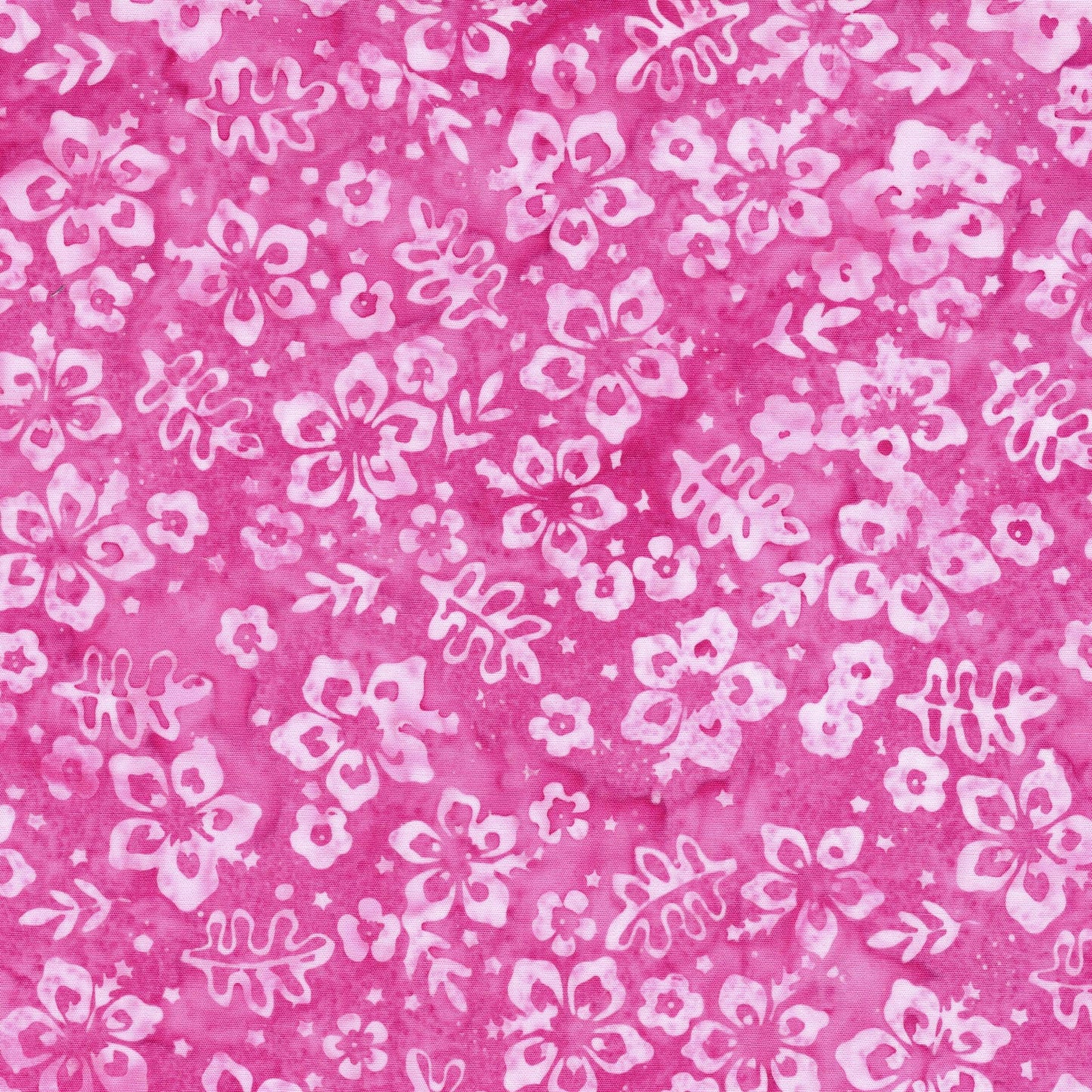 South Hampton 5" Stamp, Island Batik, 5" Precut Blue Green Pink Purple Floral Batik Fabric Charm Pack Quilt Squares