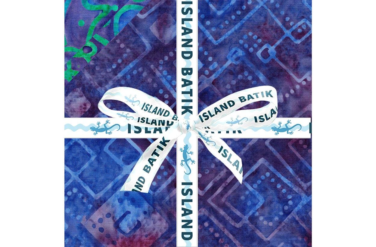 Prism Play 5" Stamp, Island Batik, 5" Precut Pink Purple Green Blue Geometric Batik Fabric Charm Pack Quilt Squares