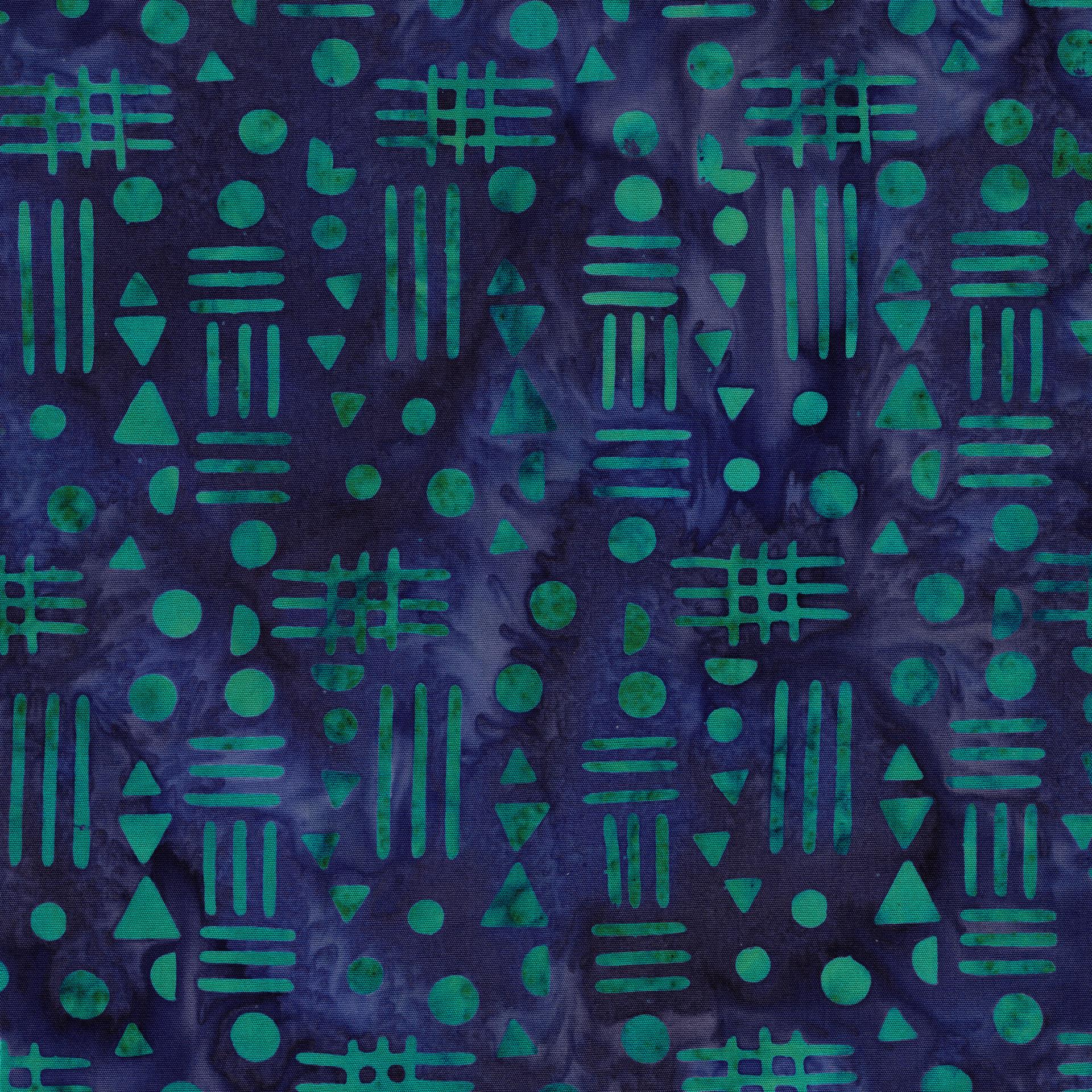 Groovy 5" Stamp, Island Batik, 5" Precut Coral Blue Teal Batik Fabric Charm Pack Quilt Squares