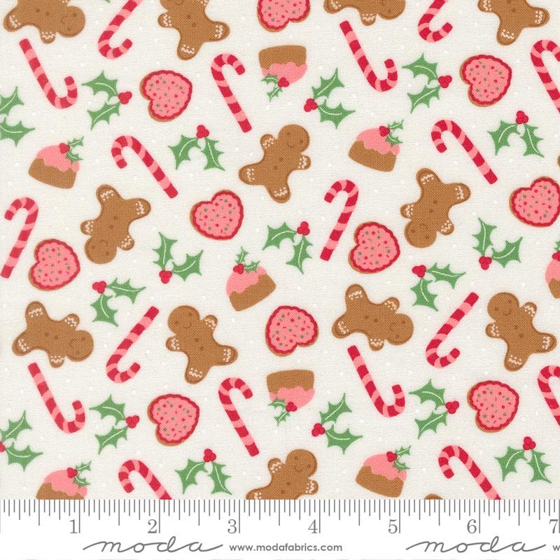 Merrily on High 5" Charm Pack, Moda 43210PP, 5" Precut Red Green Pink Christmas Xmas Charm Pack Fabric Squares, Sweetfire Road
