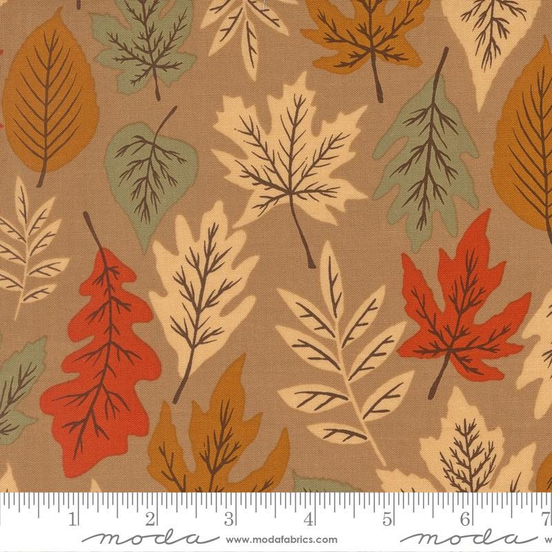 Windfall 5" Autumn Charm Pack, Moda 45650PP, 5" Precut Autumn Fall Floral Fabric Squares, Fancy That Design