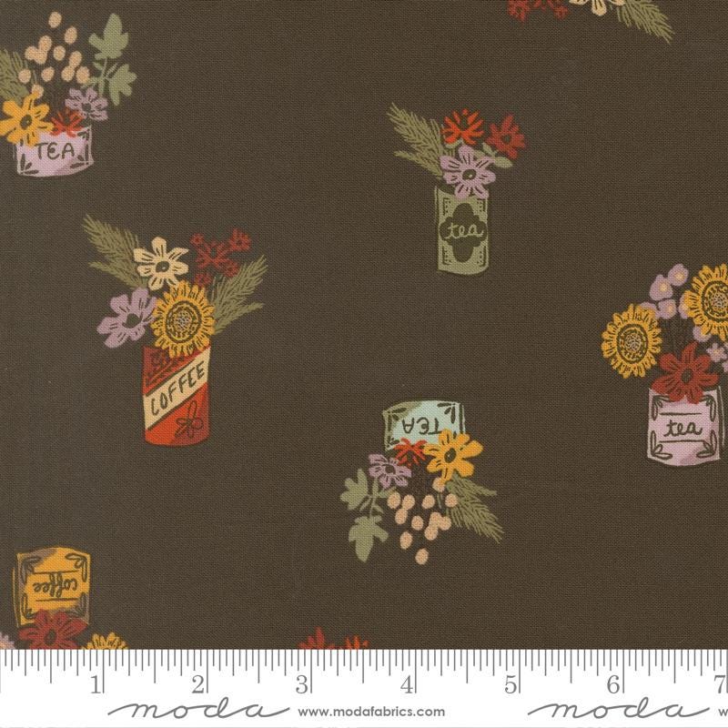 Windfall 5" Autumn Charm Pack, Moda 45650PP, 5" Precut Autumn Fall Floral Fabric Squares, Fancy That Design