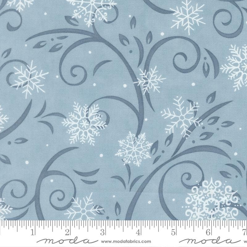 When Snow Falls 10" Layer Cake, Moda 56170LC, 10" Precut Traditional Christmas Layer Cake Fabric Squares, Deb Strain