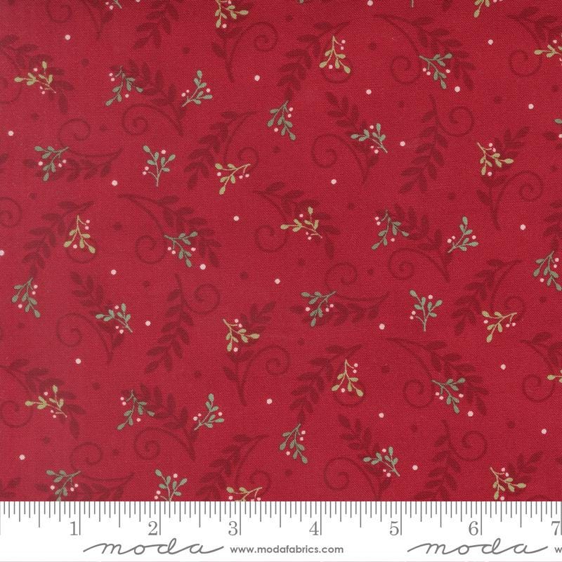 When Snow Falls 10" Layer Cake, Moda 56170LC, 10" Precut Traditional Christmas Layer Cake Fabric Squares, Deb Strain