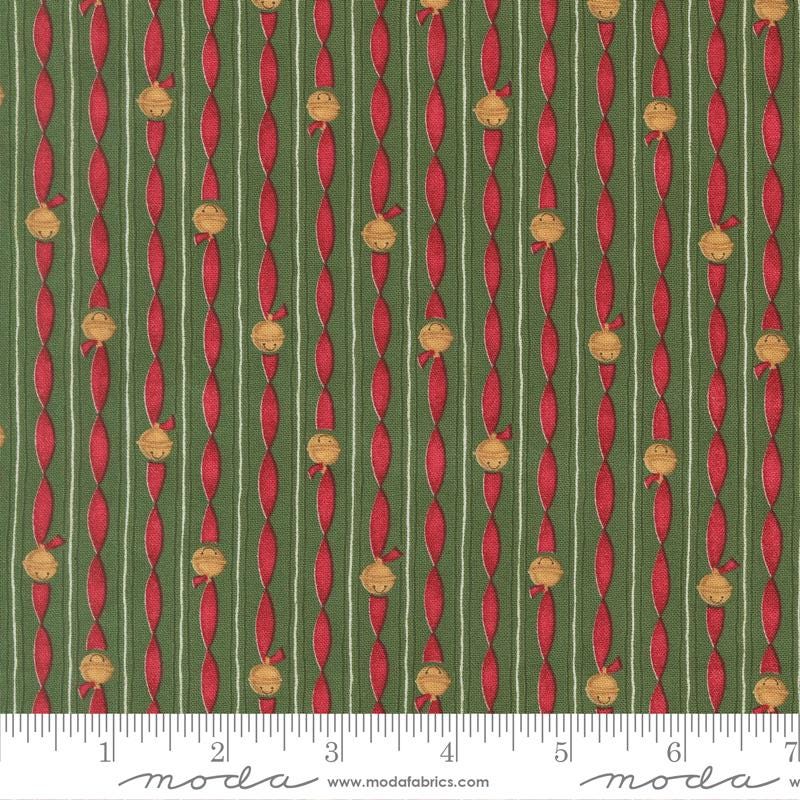 When Snow Falls 10" Layer Cake, Moda 56170LC, 10" Precut Traditional Christmas Layer Cake Fabric Squares, Deb Strain