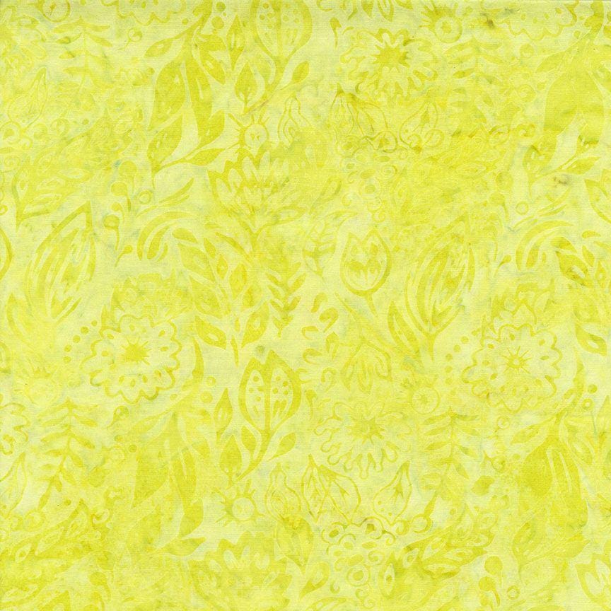 Tonga Lilypad Batik 5" Squares, Timeless Treasures Treat-Mini42 Lilypad, 5" Precut Purple Yellow Green Batik Charm Pack Squares