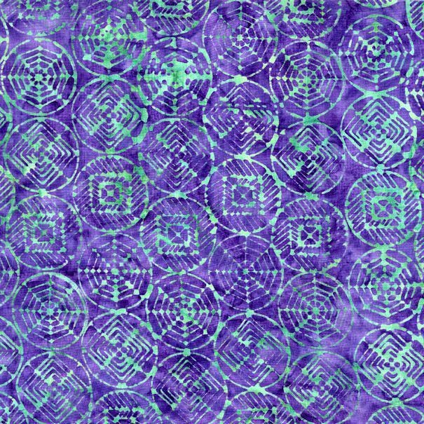 Tonga Raven Batik 5" Squares, Timeless Treasures Treat-Mini42 Raven , 5" Precut Halloween Purple Green Black Orange Batik Charm Pack Squares