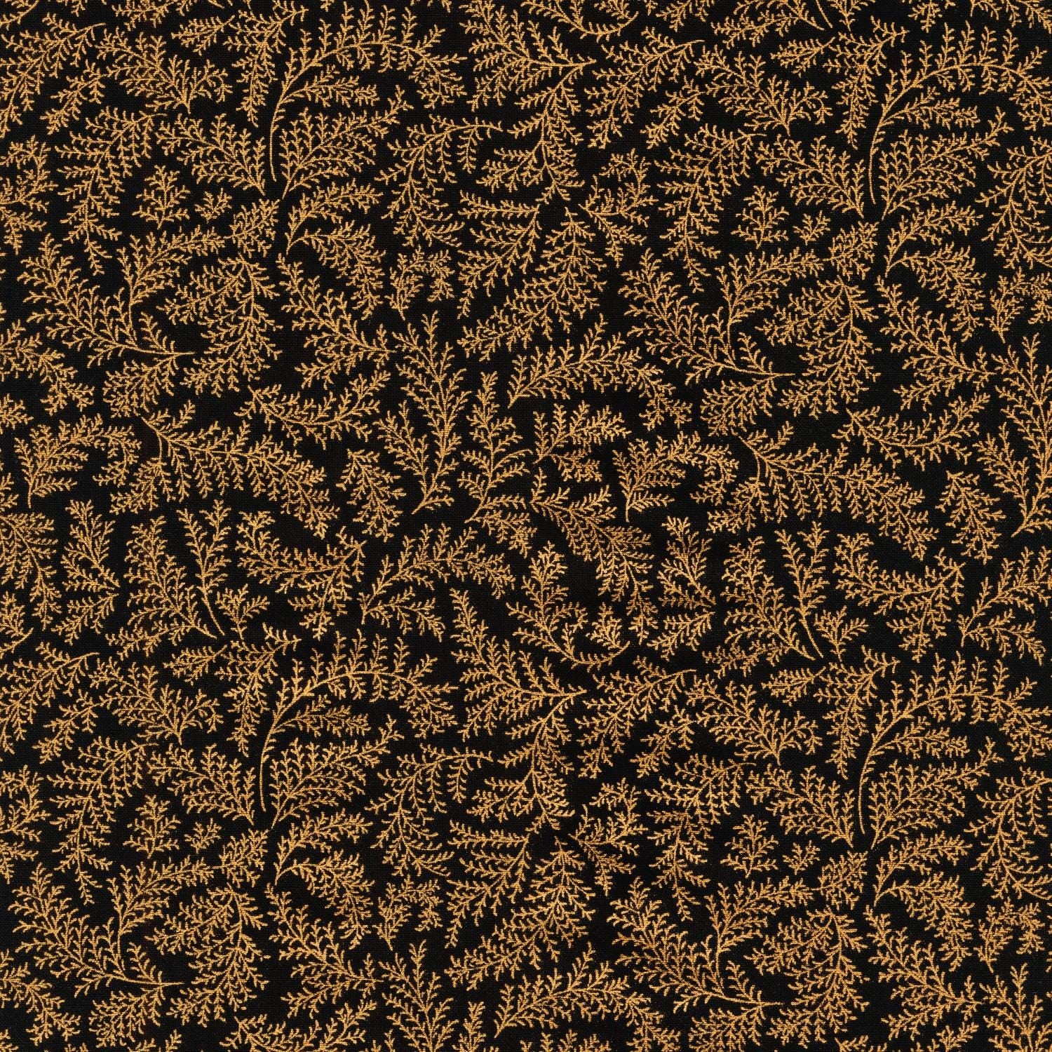 Holiday Flourish 12 5" Charm Squares OOP, Robert Kaufman CHS-785-42, Precut 10" Traditional Xmas Gold Metallic Charm Pack Fabric Squares
