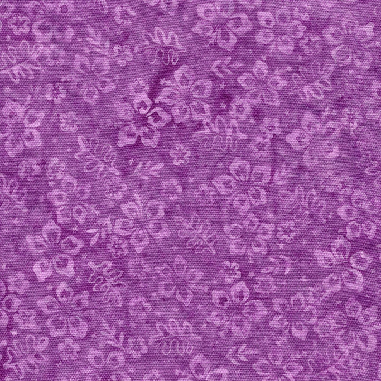 South Hampton 2.5" Strip Pack, Island Batik, 2.5" Precut Blue Pink Purple Batik Jelly Roll Fabric Strips
