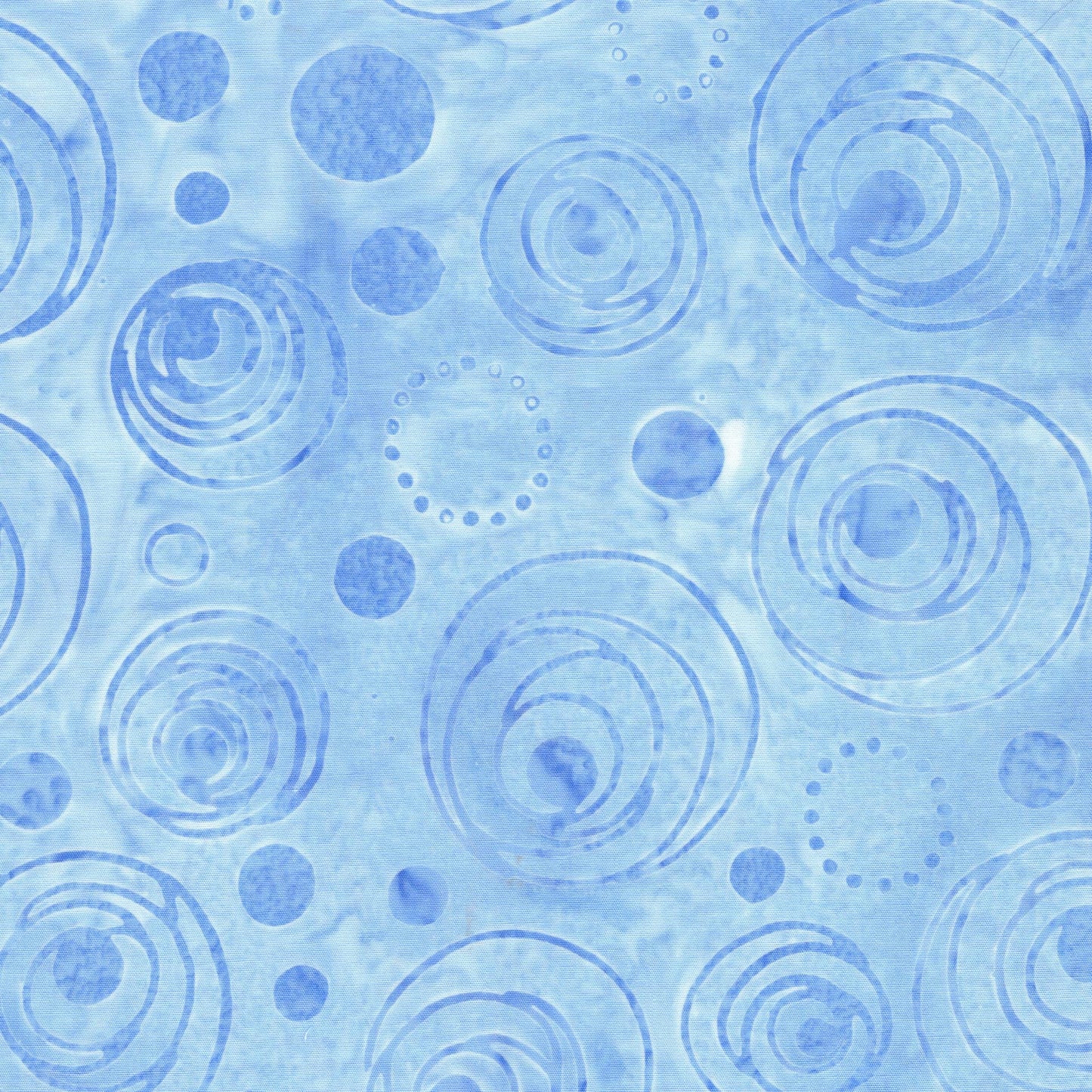 Pixelwave 2.5" Strip Pack, Island Batik, 2.5" Precut Blue White Geometric Batik Jelly Roll Fabric Strips