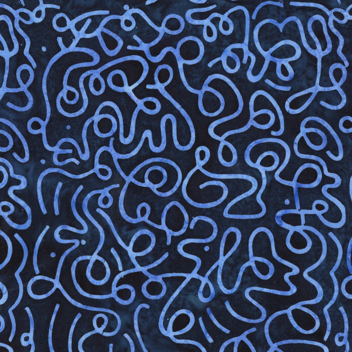 Pixelwave 10" Stack, Island Batik, Precut 10" Blue White Geometric Batik Layer Cake Fabric Squares
