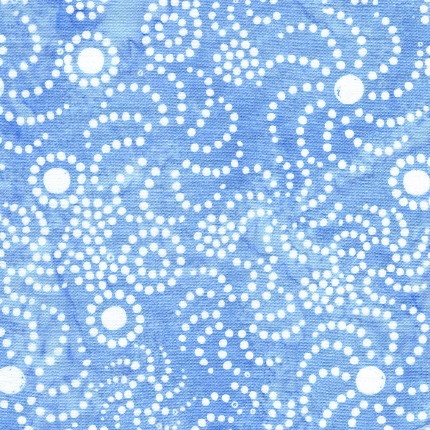 Pixelwave 10" Stack, Island Batik, Precut 10" Blue White Geometric Batik Layer Cake Fabric Squares