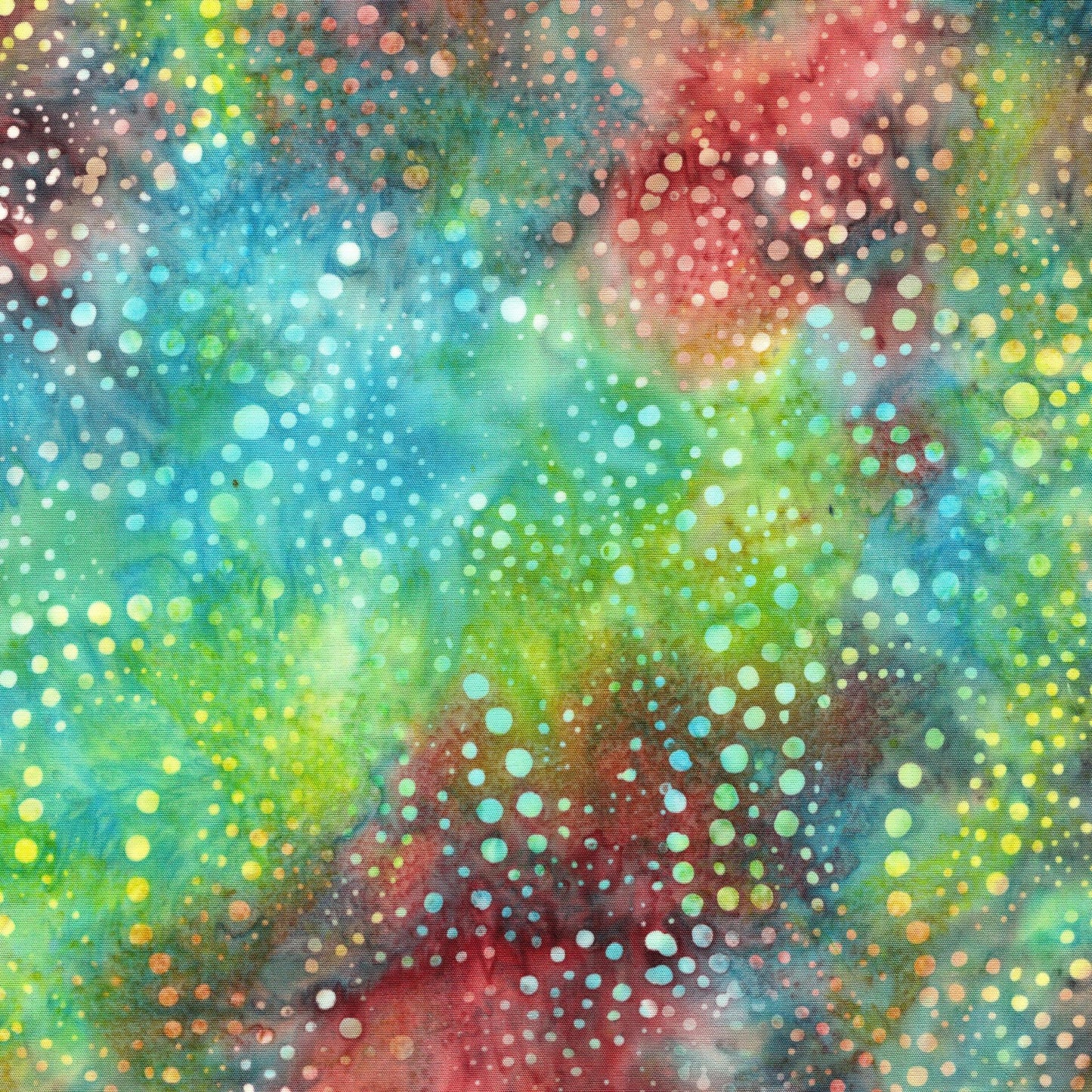 Prism Play 10" Stack, Island Batik, Precut 10" Purple Pink Teal Green Geometric Batik Layer Cake Fabric Squares