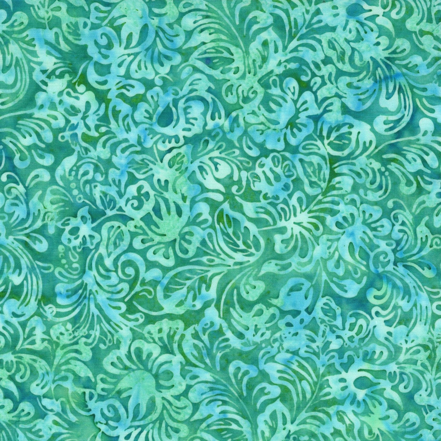 South Hampton 5" Stamp, Island Batik, 5" Precut Blue Green Pink Purple Floral Batik Fabric Charm Pack Quilt Squares