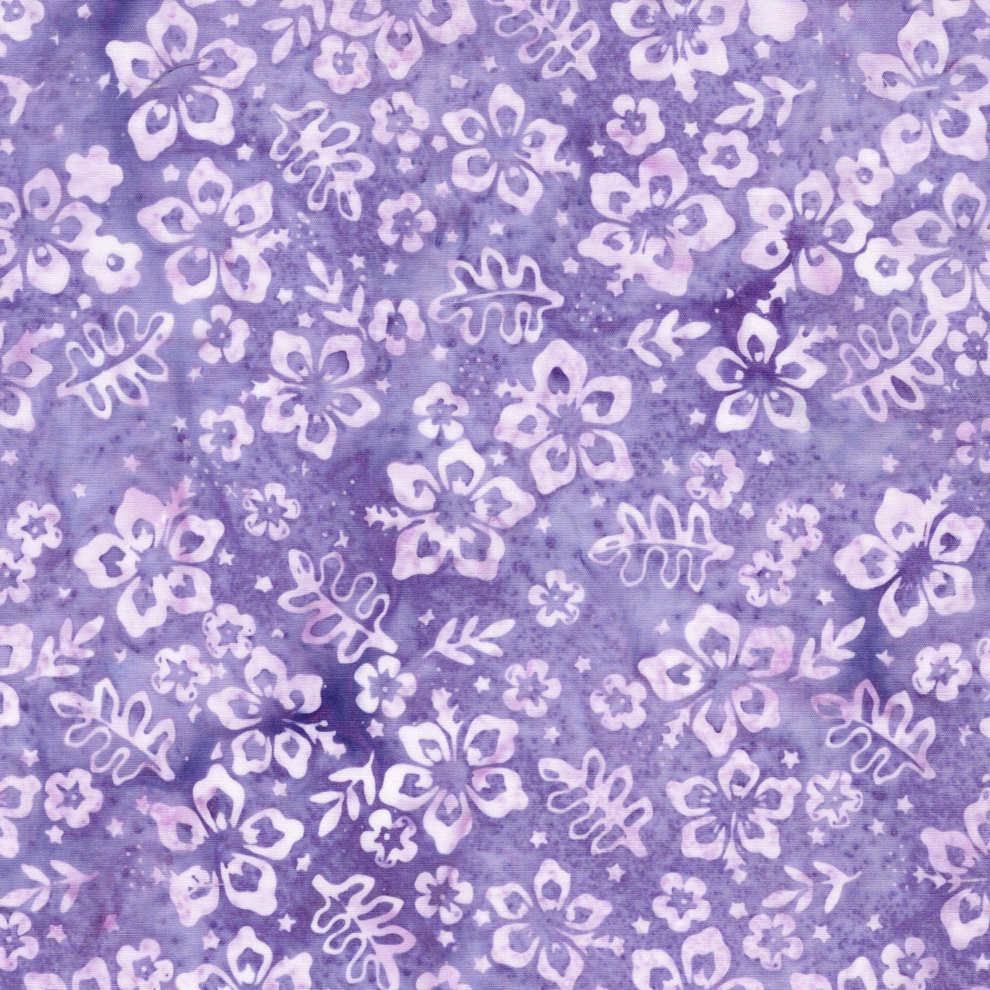 South Hampton 5" Stamp, Island Batik, 5" Precut Blue Green Pink Purple Floral Batik Fabric Charm Pack Quilt Squares
