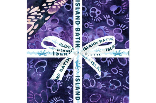 Wine Country 5" Stamp, Island Batik, 5" Precut Purple Green Batik Fabric Charm Pack Quilt Squares