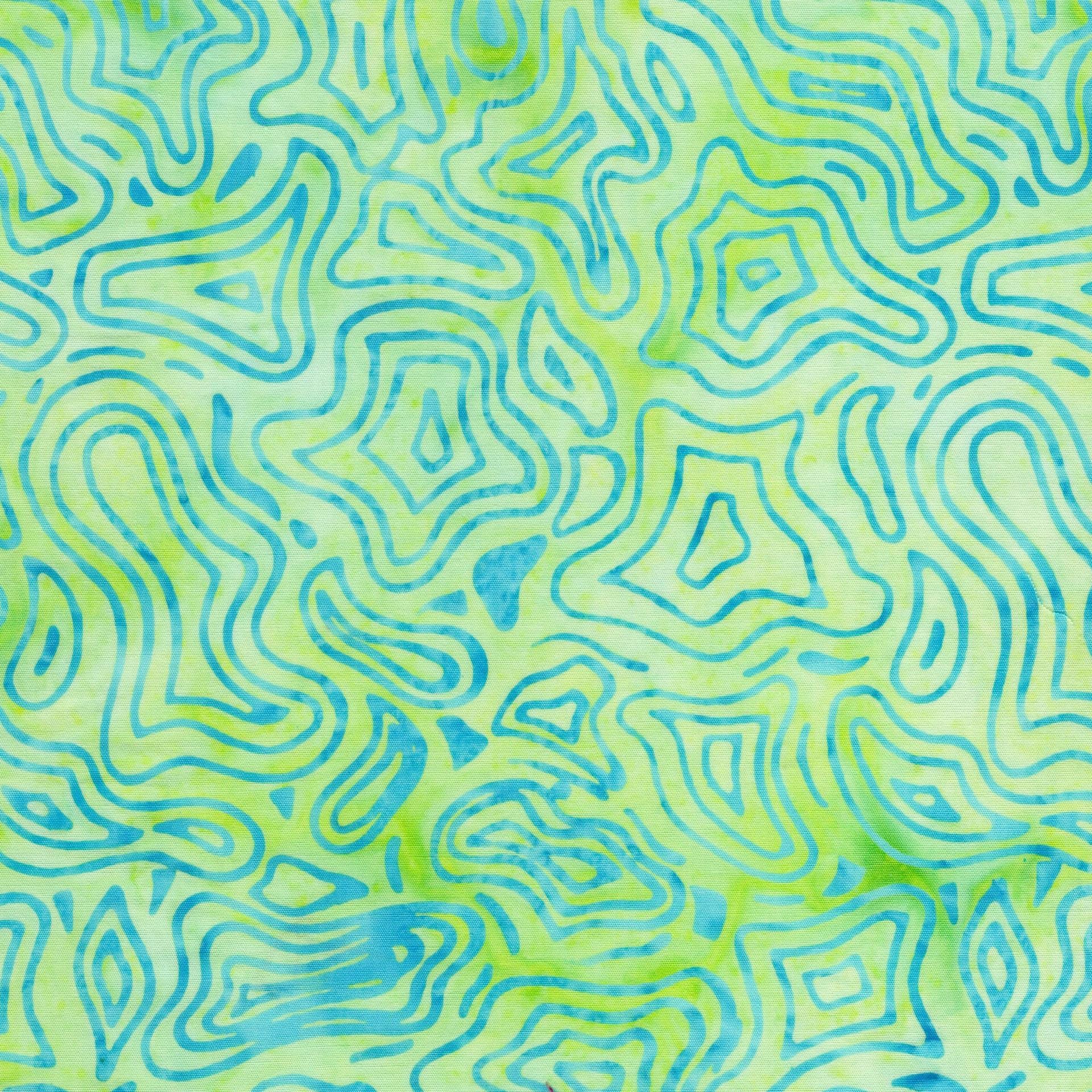 Prism Play 5" Stamp, Island Batik, 5" Precut Pink Purple Green Blue Geometric Batik Fabric Charm Pack Quilt Squares