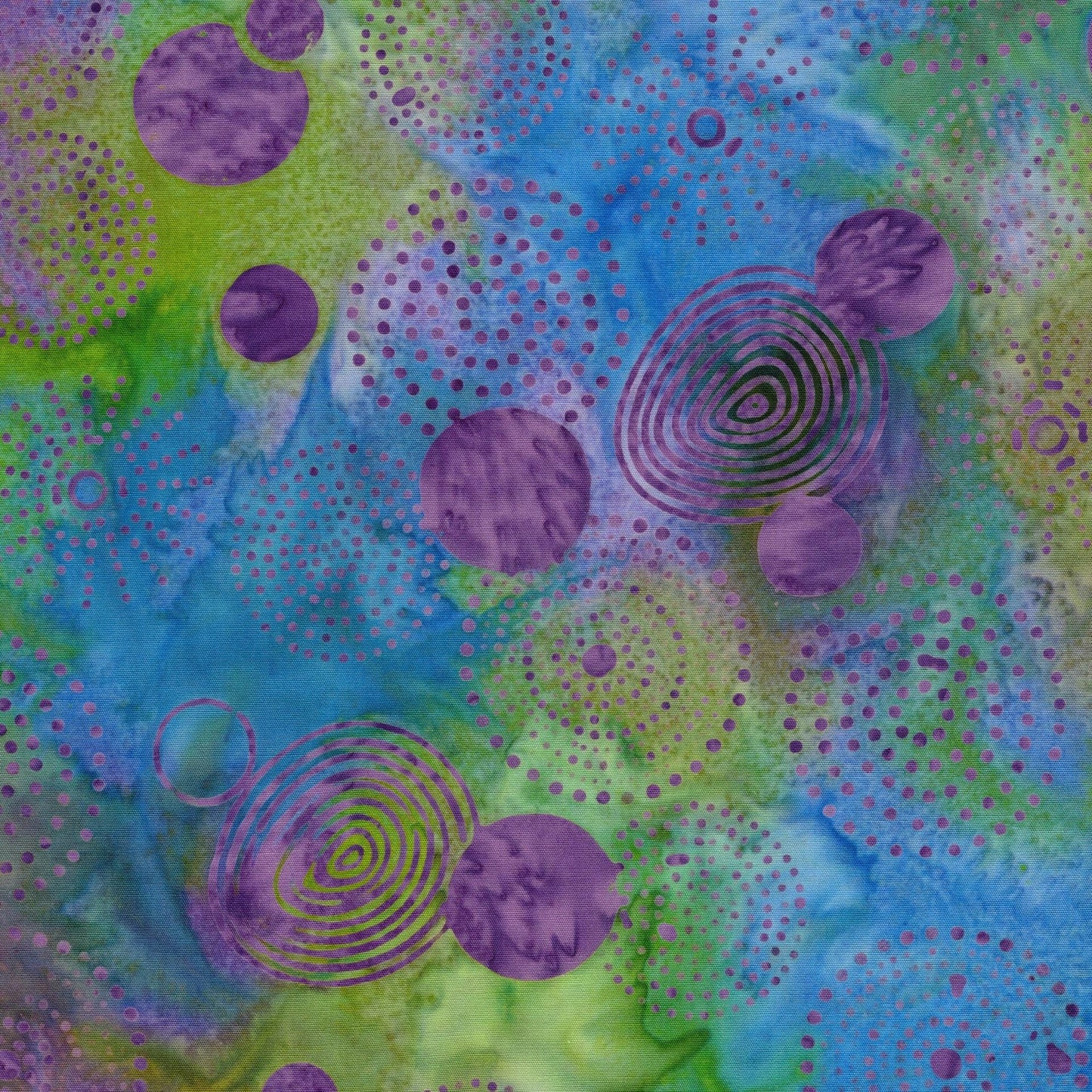 Prism Play 5" Stamp, Island Batik, 5" Precut Pink Purple Green Blue Geometric Batik Fabric Charm Pack Quilt Squares