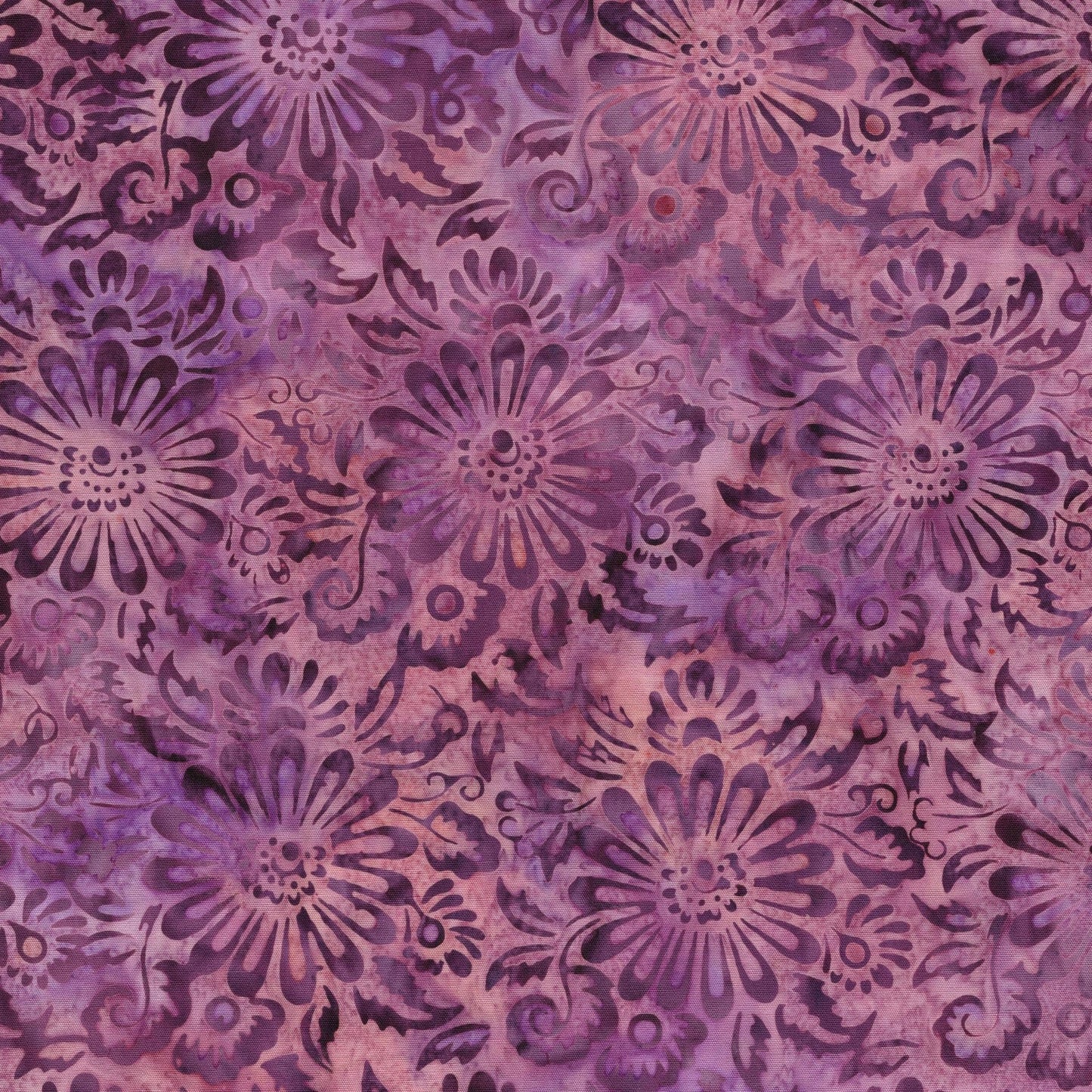 Songbird 5" Stamp, Island Batik, 5" Precut Pink Purple Beige Bird Batik Fabric Charm Pack Quilt Squares