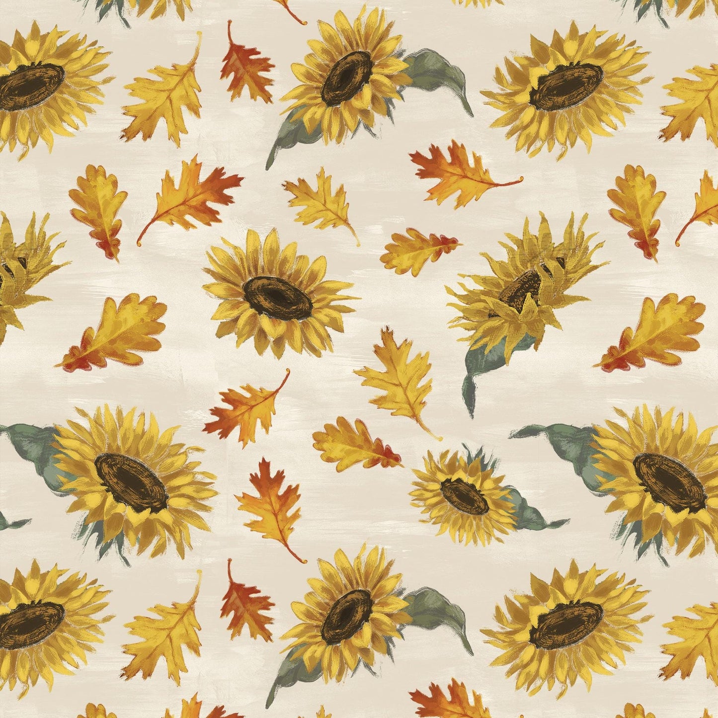 Harvest Delight 10" Squares, White Owl Fabrics HARVESTDELIGHT-10, 10" Precut Autumn Fall Pumpkins Leaves Quilt Fabric Squares