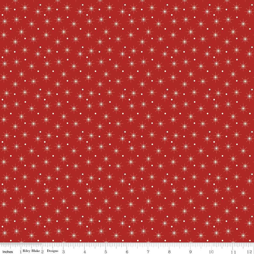 Christmas Greetings 5" Stacker, Riley Blake 5-17660-42, 5" Precut Christmas Xmas Fabric Squares, Christmas Charm Pack, Sandy Gervais
