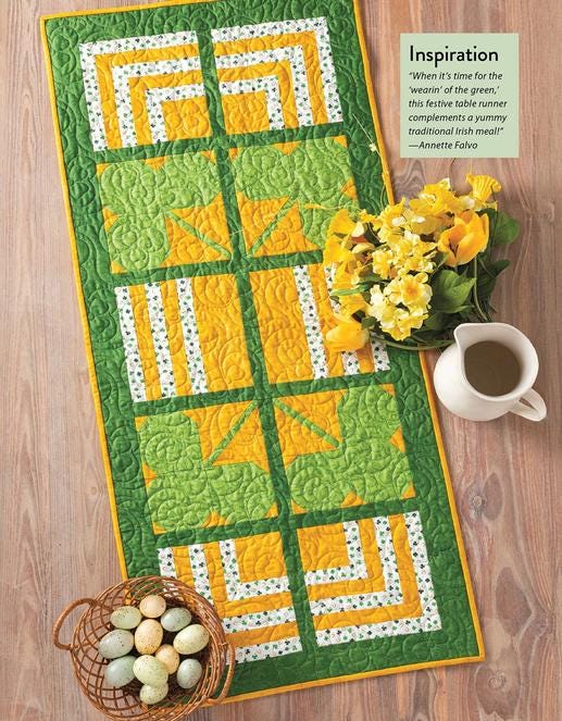 Season by Season Table Quilts Pattern Book, Annie's Quilting 1415441, Holiday Seasonal Table Runners Pattern Book, 11 Quilt Design Patterns