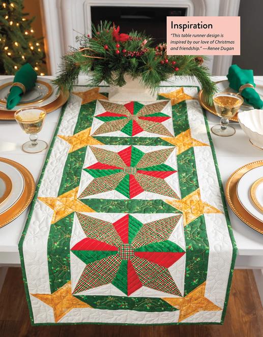 Season by Season Table Quilts Pattern Book, Annie's Quilting 1415441, Holiday Seasonal Table Runners Pattern Book, 11 Quilt Design Patterns