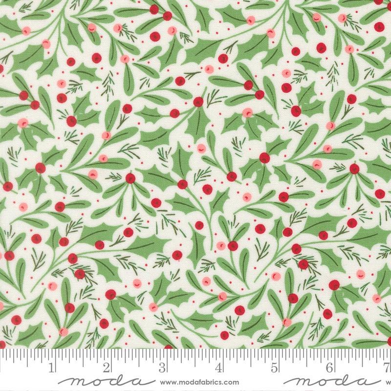 Merrily on High 5" Charm Pack, Moda 43210PP, 5" Precut Red Green Pink Christmas Xmas Charm Pack Fabric Squares, Sweetfire Road