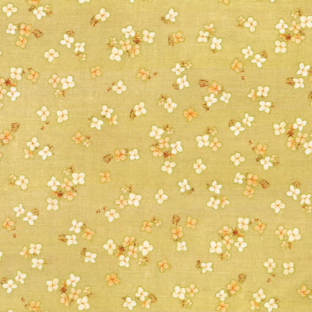 Hello Fall 5" Squares, Robert Kaufman CHS-1392-42, 5" Precut Autumn Fall Floral Fabric Squares, Autumn Floral Charm Pack Fabric