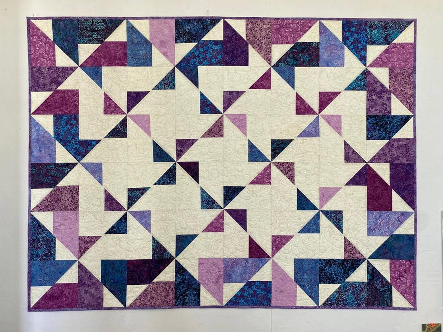 Foofaraw Quilt Pattern, Material Girlfriends MG121, Layer Cake Friendly Pinwheels Throw Quilt Pattern, Multiple Layouts