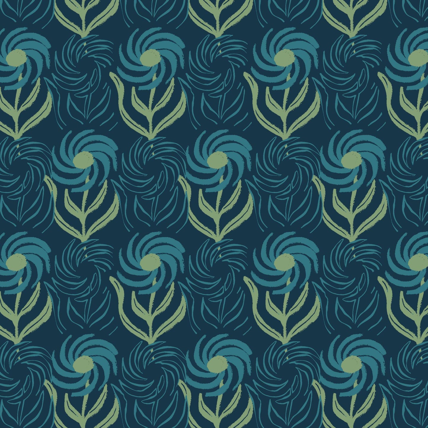 Picnic 5" Fabric Squares, Cloud9 Fabrics 600565, 5" Precut Navy Blue Teal Rust Gold Floral Gingham Quilt Fabric Squares