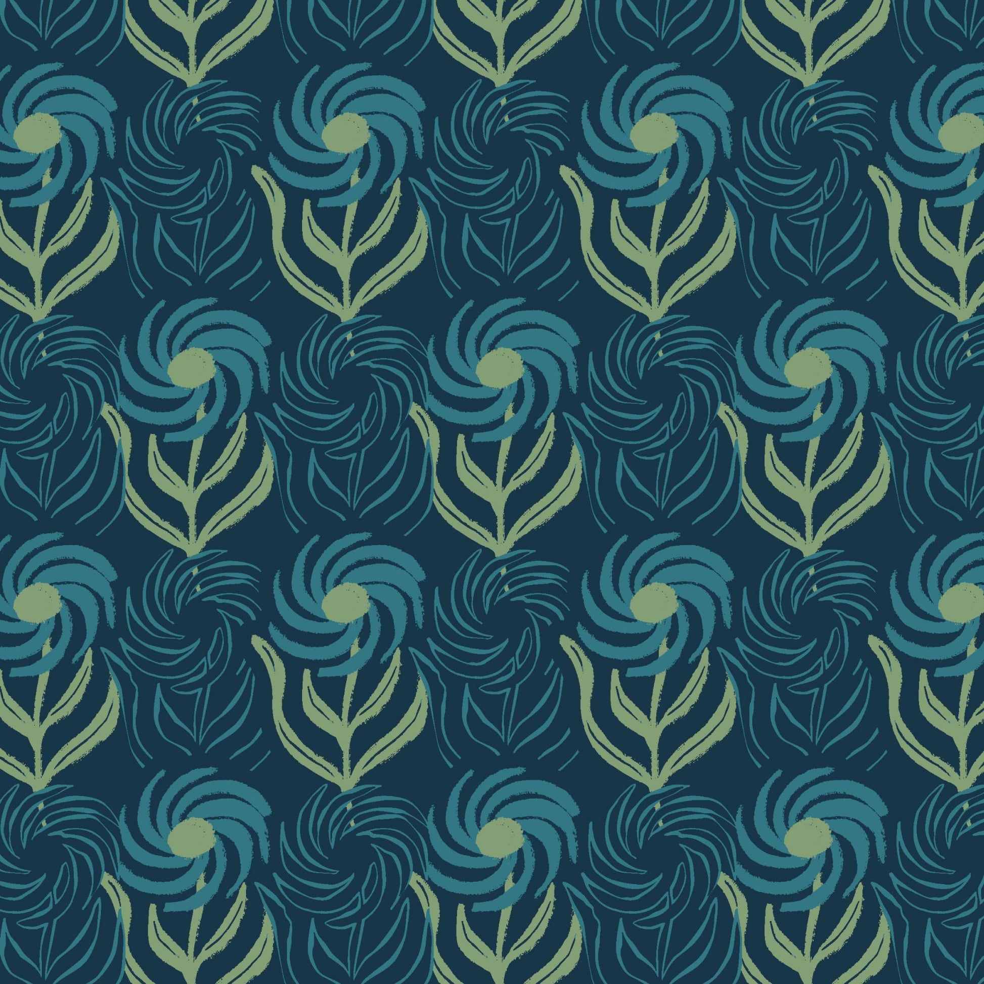 Picnic 5" Fabric Squares, Cloud9 Fabrics 600565, 5" Precut Navy Blue Teal Rust Gold Floral Gingham Quilt Fabric Squares