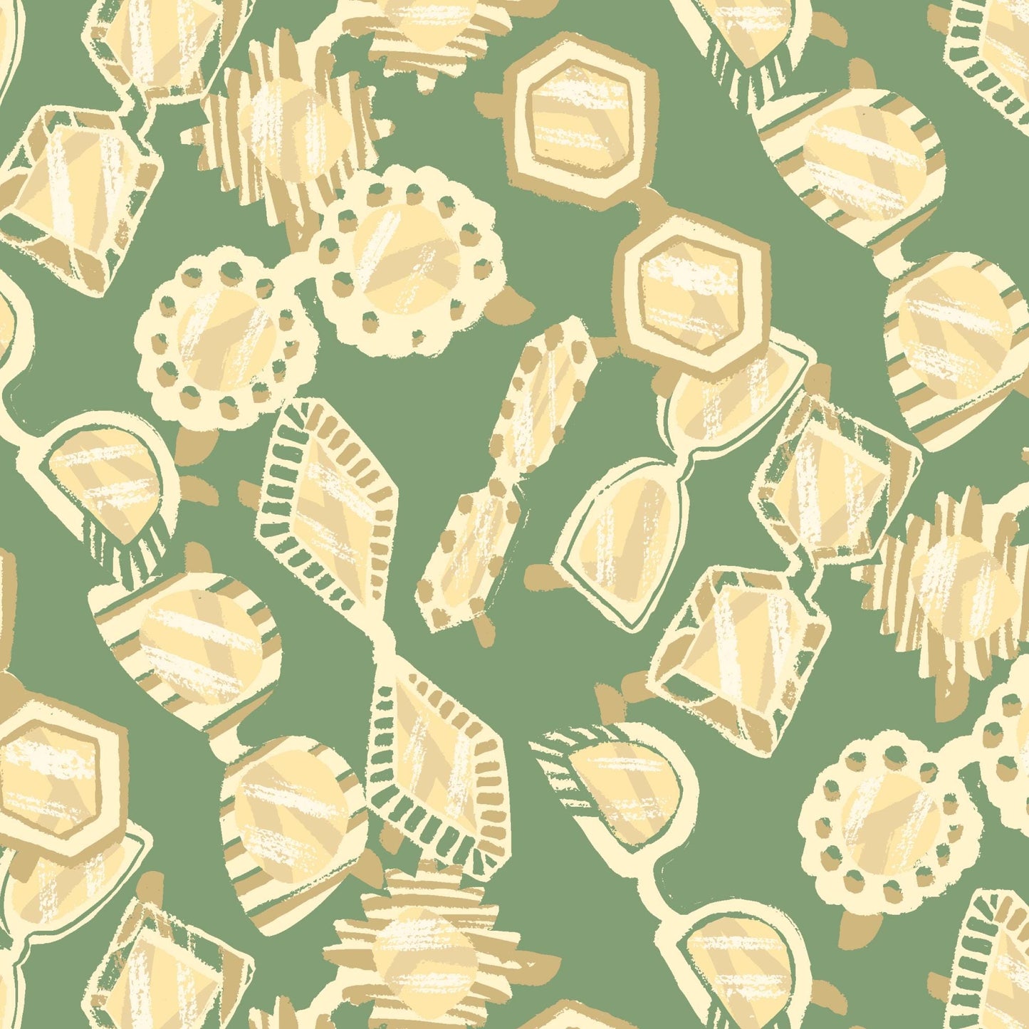 Picnic 5" Fabric Squares, Cloud9 Fabrics 600565, 5" Precut Navy Blue Teal Rust Gold Floral Gingham Quilt Fabric Squares