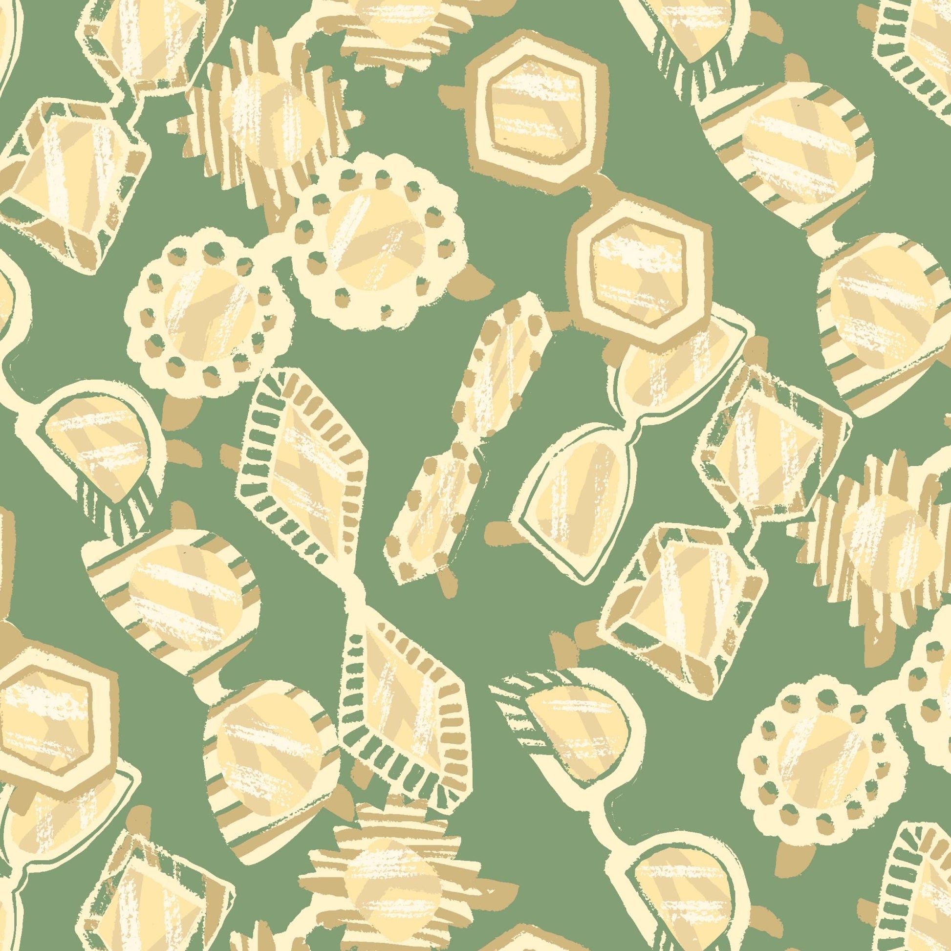 Picnic 5" Fabric Squares, Cloud9 Fabrics 600565, 5" Precut Navy Blue Teal Rust Gold Floral Gingham Quilt Fabric Squares