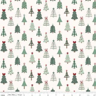Evergreen Wishes 5" Stacker, Riley Blake 5-17810-42, 5" Precut Mint Green Red Black Cream Christmas Fabric Squares, Traci Reed, Riley Blake