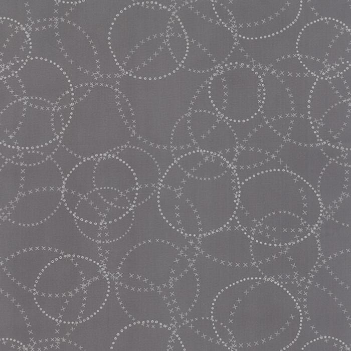 RARE Modern Background Ink Charm Pack OOP, Moda 1581PP, 5" Precut Gray Black Neutral Quilt Background Text Fabric Squares, Zen Chic