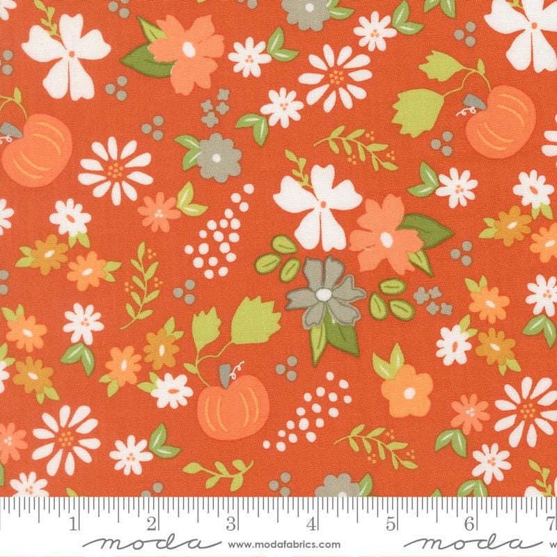 Birch and Willow 34 Piece Fat Eighths Bundle, Moda 37720F8, Precut Autumn Fall Floral Quilt Fabric Fat Eights, Sherri and Chelsi