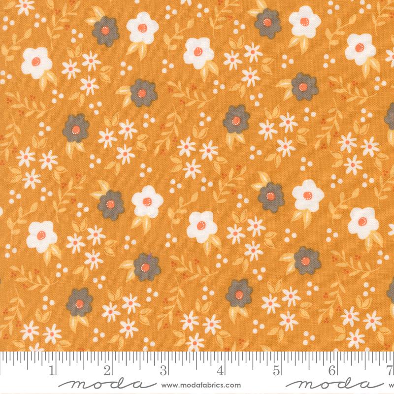 Birch and Willow 5" Charm Pack, Moda 37720PP, 5" Precut Autumn Fall Floral Quilt Fabric Squares, Sherri and Chelsi