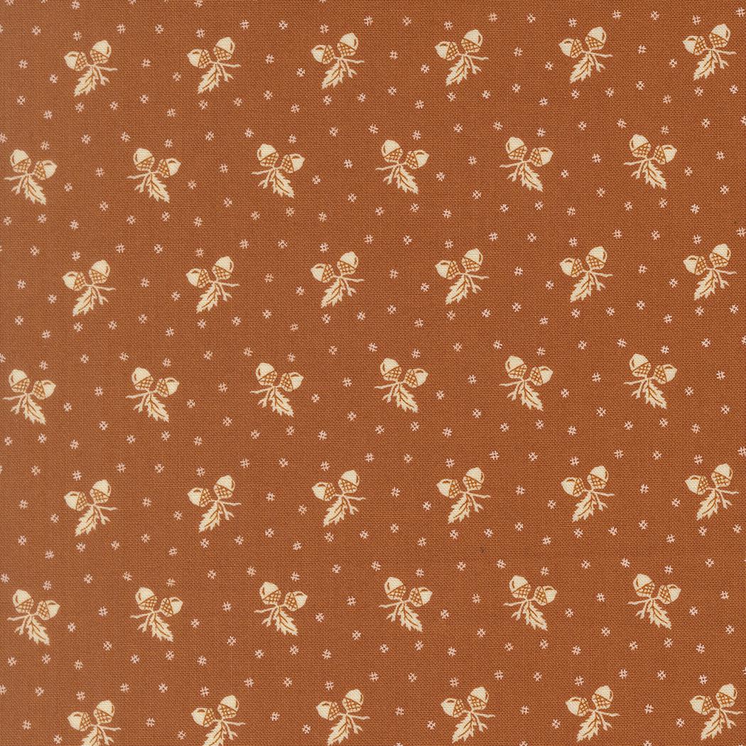 Butternut and Sage 5" Charm Pack, Moda 35440PP, 5" Precut Autumn Fall Floral Quilting Fabric Squares, Fig Tree and Co
