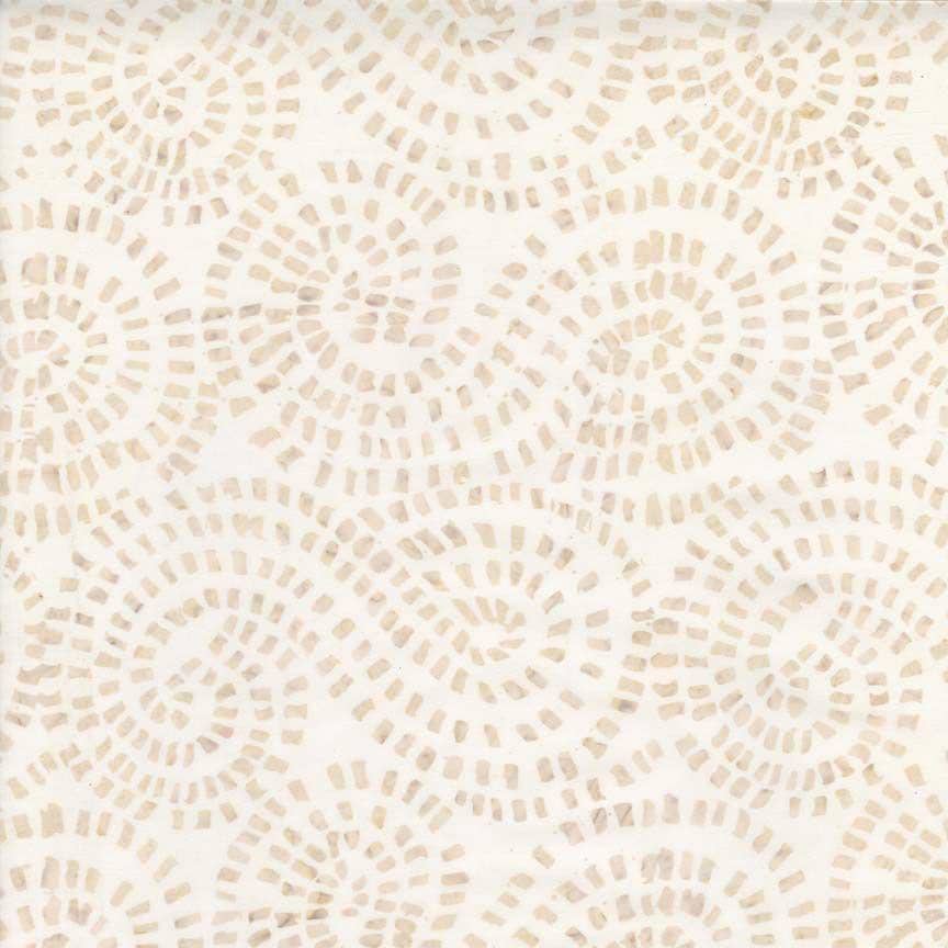 108" XTONGA - Mosaic Swirls Off White Batik Wide Quilt Back Fabric, Timeless Treasures Xtonga B4178-Beach, Neutral Wide Back, By the Yard