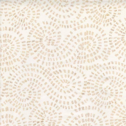108" XTONGA - Mosaic Swirls Off White Batik Wide Quilt Back Fabric, Timeless Treasures Xtonga B4178-Beach, Neutral Wide Back, By the Yard