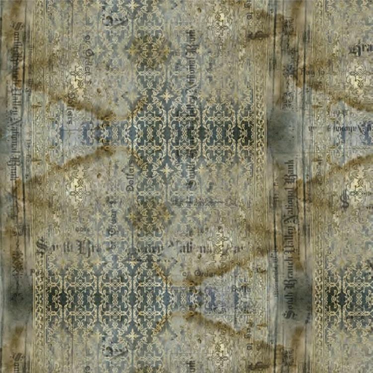 Abandoned 10 Fat Quarter Bundle, Free Spirit FB4FQTH-ABANDONED, Modern Urban Edgy Fat Quarters, Tim Holtz Eclectic Elements