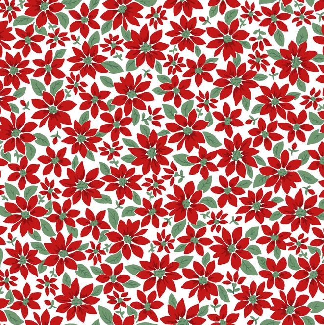 Merry Mix 5" Charm Pack, Maywood Studio CP-MASMEMI, 5" Precut Low Volume Metallic Christmas Xmas Charm Pack Fabric Squares