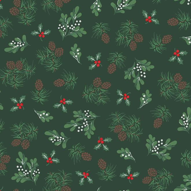 Merry Mix 5" Charm Pack, Maywood Studio CP-MASMEMI, 5" Precut Low Volume Metallic Christmas Xmas Charm Pack Fabric Squares