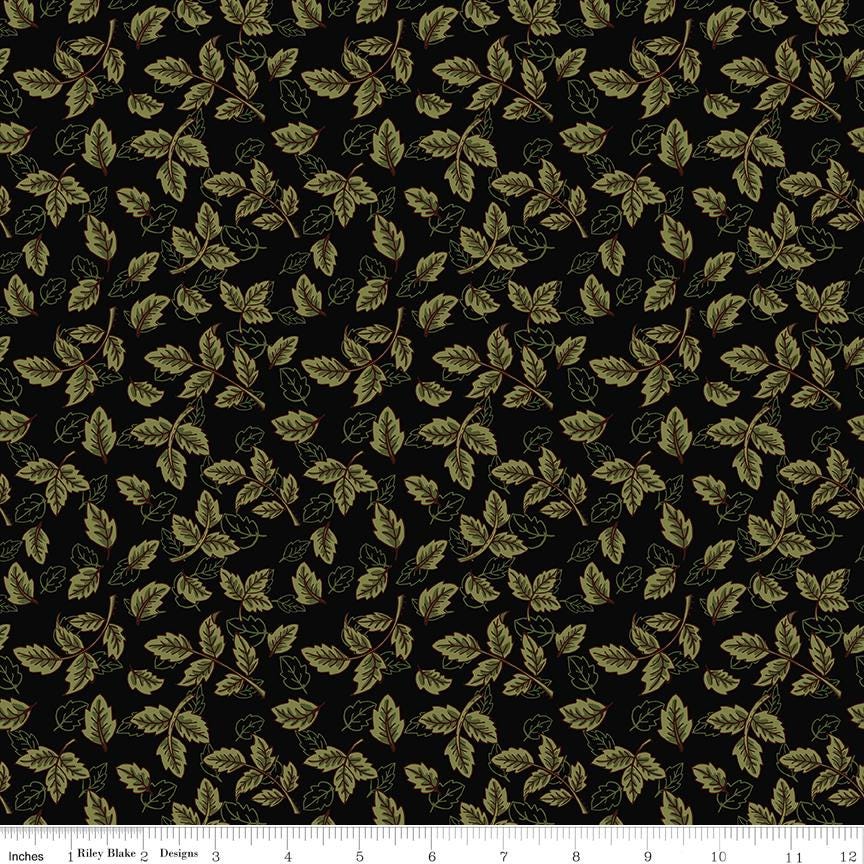 Tangled Garden 10" Stack, Riley Blake 10-18020-42, Precut 10" Floral Fabric Squares in Pink Red Green Black, Diane Labombarbe