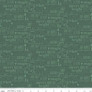 Evergreen Wishes 5" Stacker, Riley Blake 5-17810-42, 5" Precut Mint Green Red Black Cream Christmas Fabric Squares, Traci Reed, Riley Blake